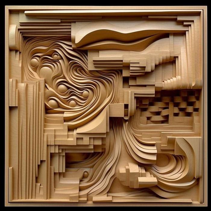 نموذج ثلاثي الأبعاد لآلة CNC 3D Art 